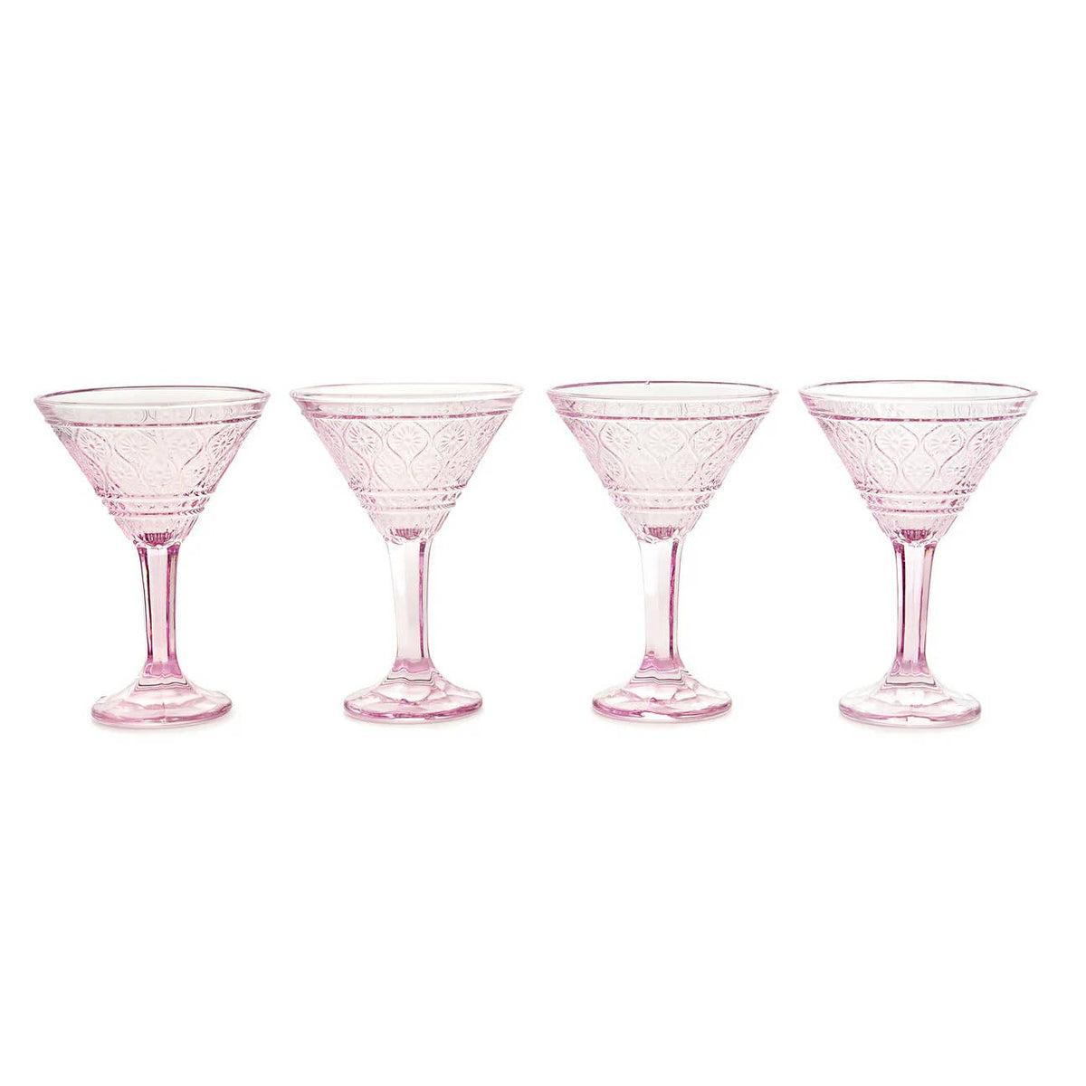 Claro Blush Martini Glass, Set of 4 by Godinger — view 2