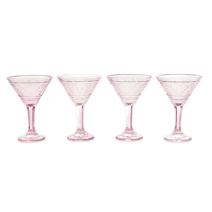 Claro Blush Martini Glass, Set of 4 by Godinger — view 2