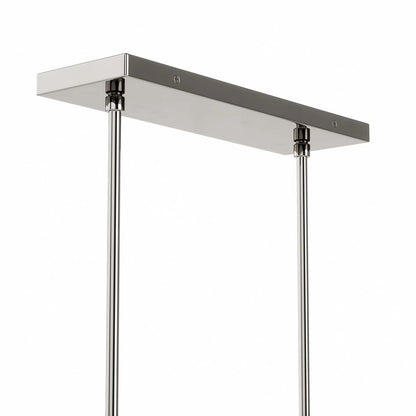 Lustre Skylark argenté à 6 lumières