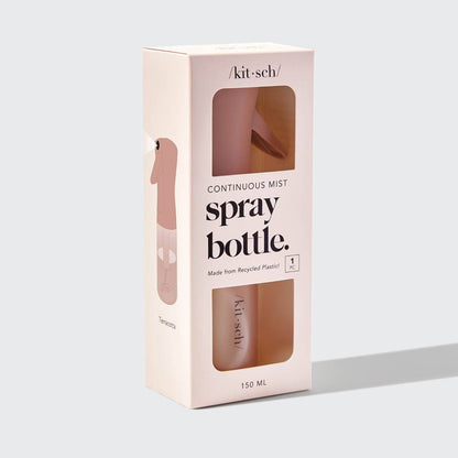 Recycled Plastic Continuous Spray Bottle - Terracotta by KITSCH — view 6