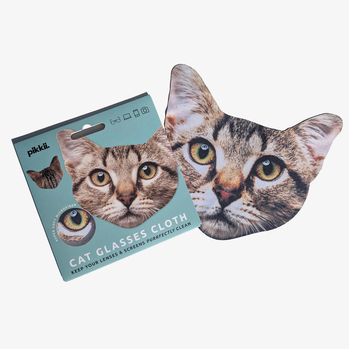 Cat Glasses Cloth — Fun Microfiber Lens Wipe by Pikkii USA