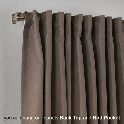 Extra Long Matte Decorative Custom Size Curtain