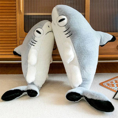 Extra Long Animal Plush Toy 4.5ft Body Pillow - Shark Kitten by Showcase — view 7