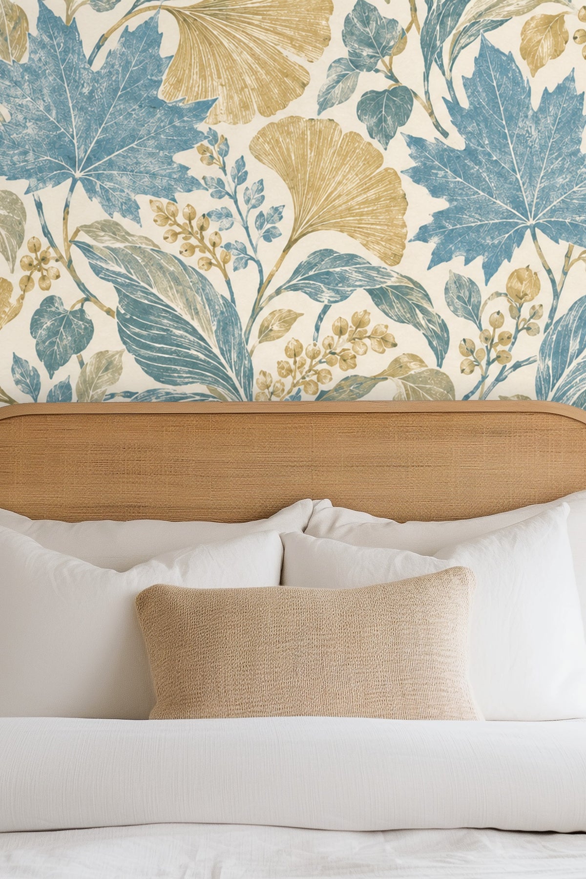 Wide view of wallpaper pattern repetition