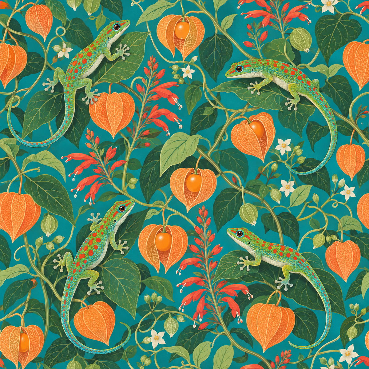 Full wall length wallpaper showcasing its naturalistic aesthetic in a residential interior