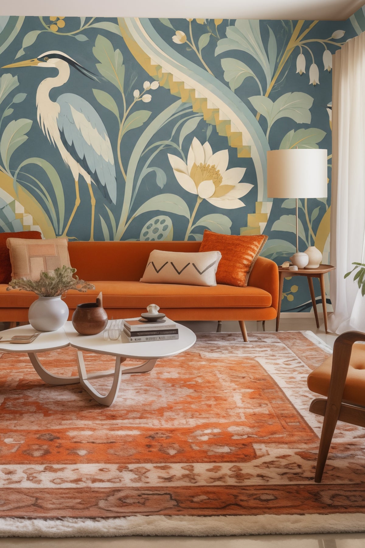 Golden retriever resting near true-to-color Delta Drift wallpaper