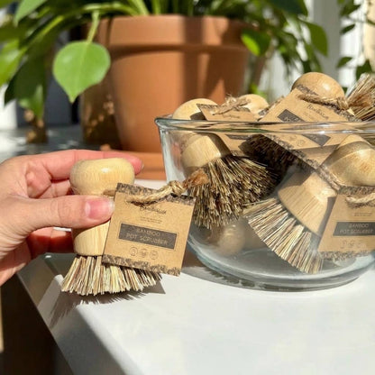 Bamboo Pot Scrubber — Kitchen — Summer Bestseller by Bamboo Switch