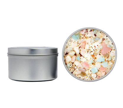 Self Love Candle - Dried Flower, Herb, & Crystal Candles by New Moon Beginnings — view 7