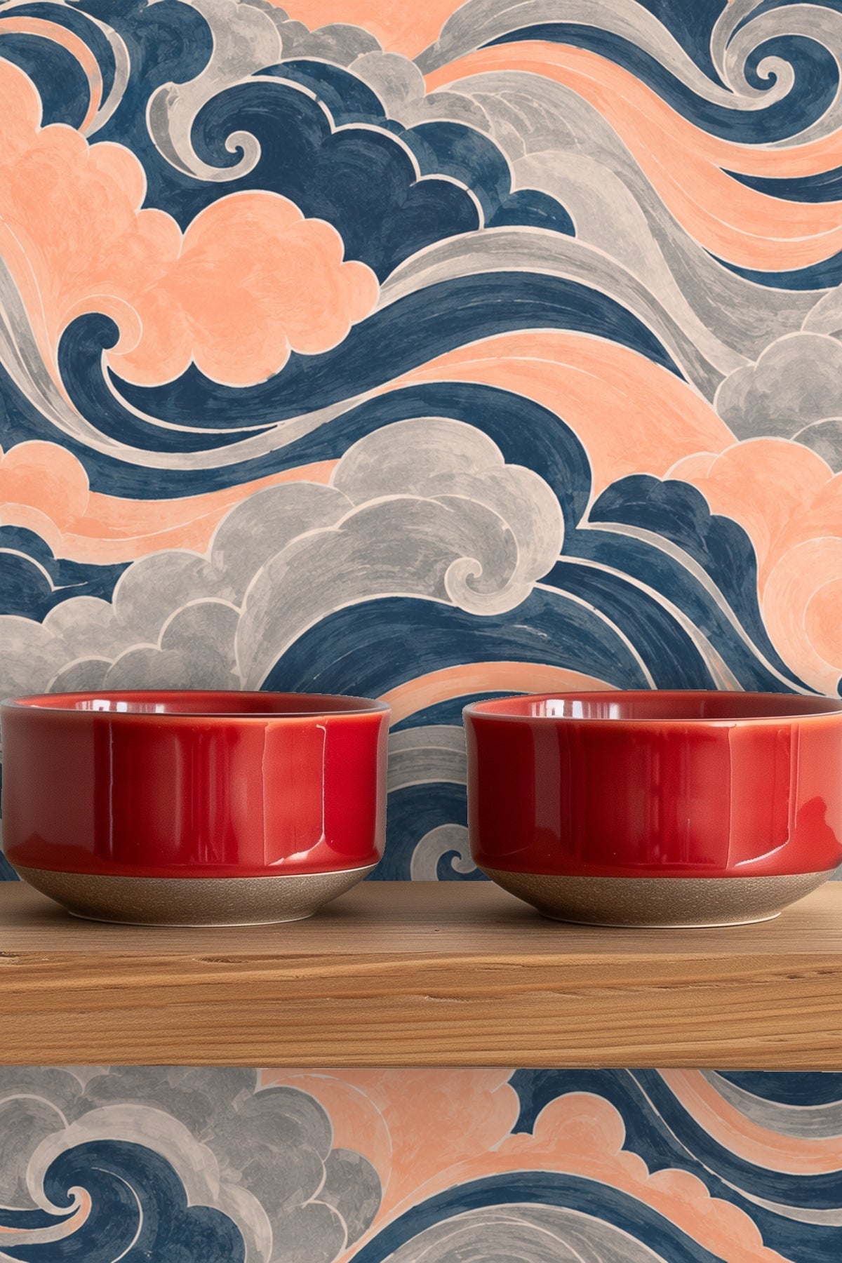 Soft gradient transitions between colors in artwork