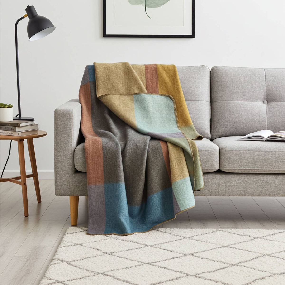 Alpaca Throw Blanket - Prism by Shupaca Alpaca — view 2