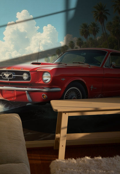 Rêves de Mustang parsemées de palmiers