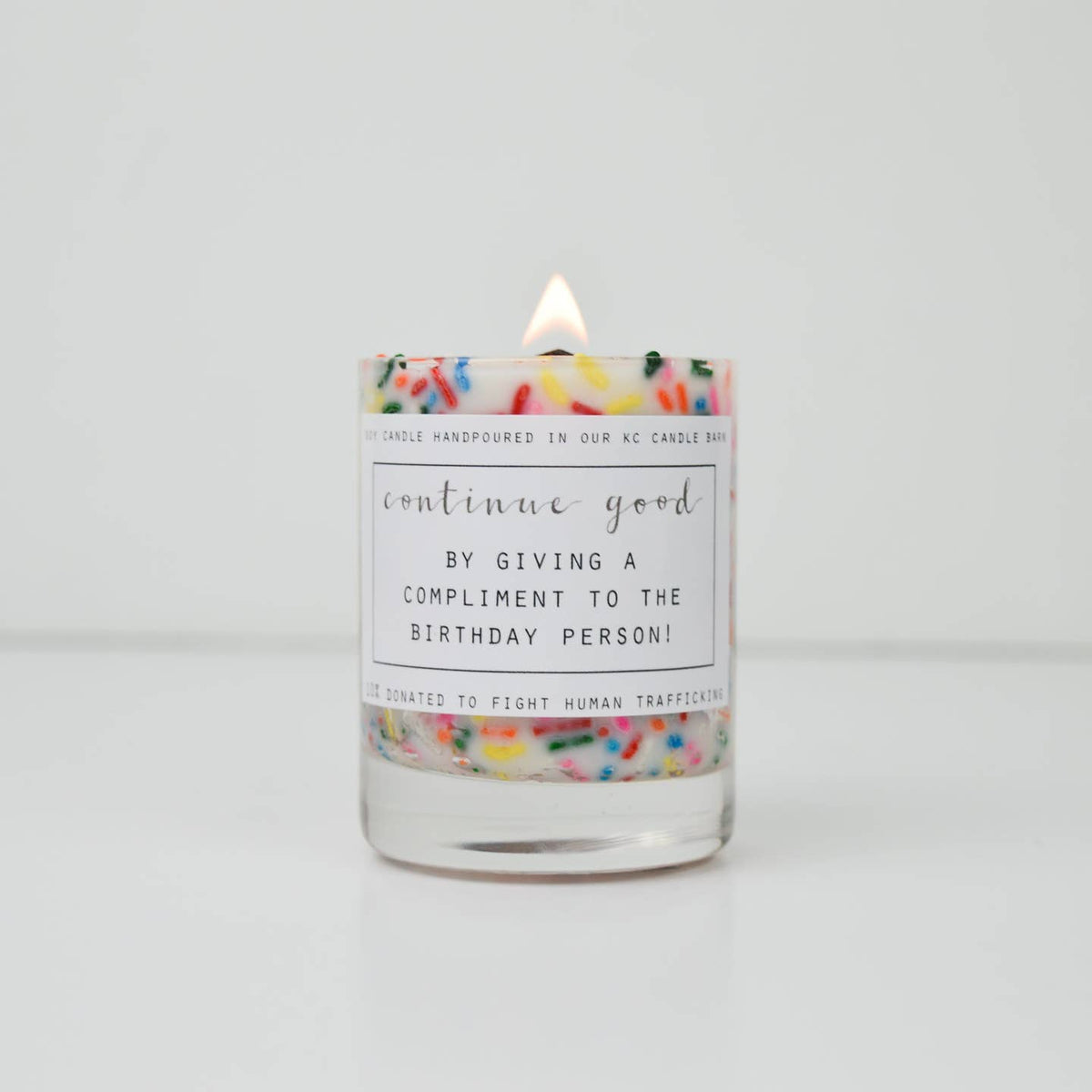 Mini Happy Birthday Candle by Continue Good — view 4