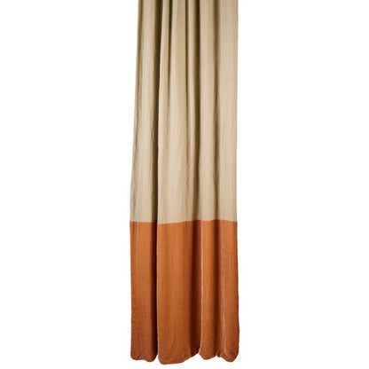 Line - Double Layer Curtain (Silk & Velvet) 4ft X 9ft by The Art of Creating Inc — view 4