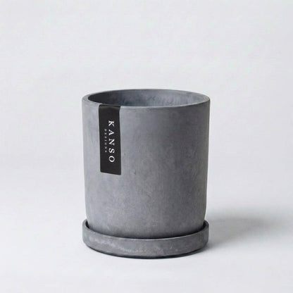 7" & 4" Signature Planters & Saucer — Earth Tones by Kanso Designs — view 2