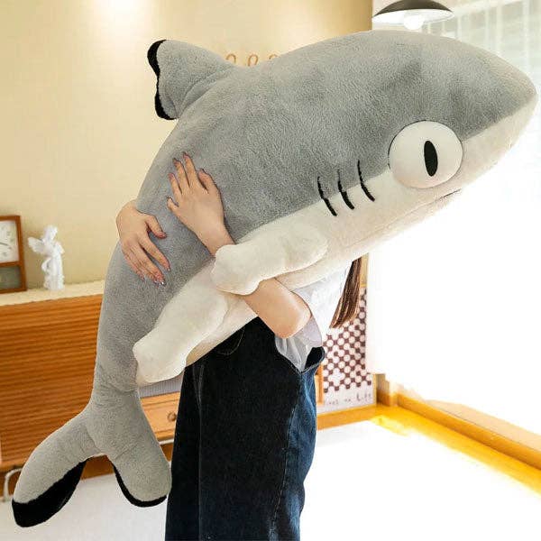 Extra Long Animal Plush Toy 4.5ft Body Pillow - Shark Kitten by Showcase — view 2