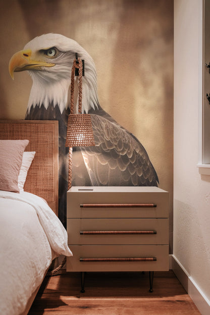 Eagle's Patriotic Gaze
