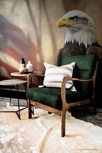 Eagle's Patriotic Gaze