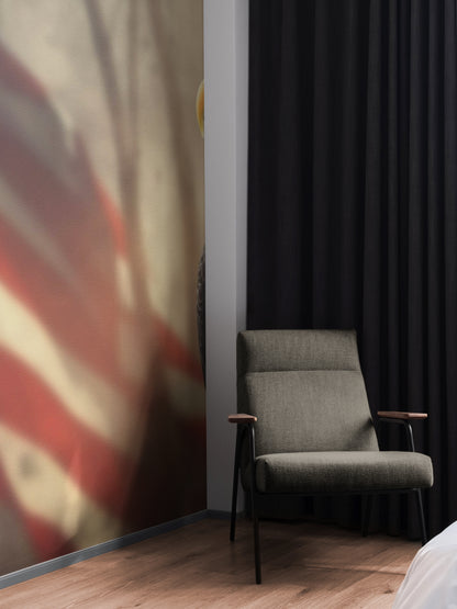 Eagle's Patriotic Gaze