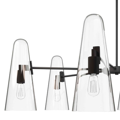 Lustre à 6 lumières Coal Stellar 