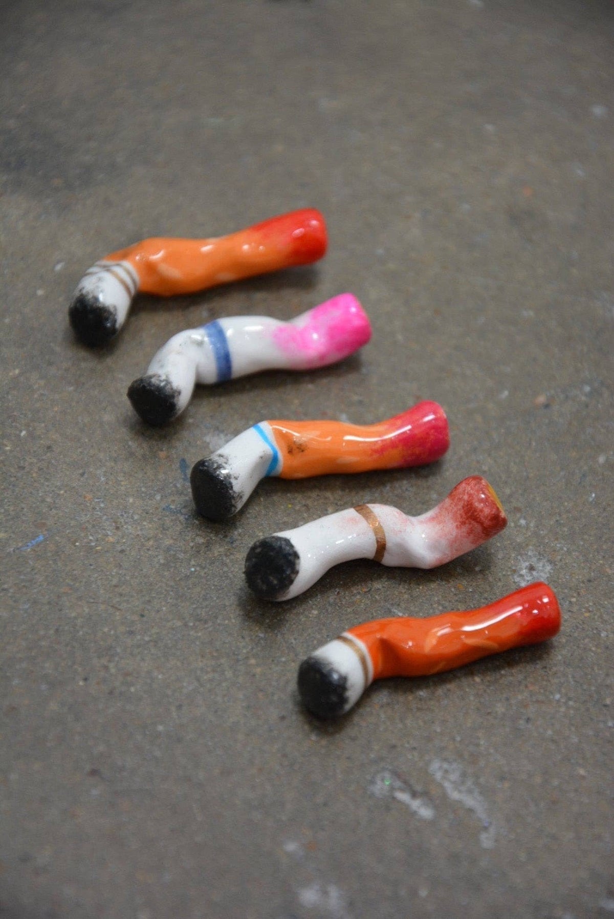 Lipstick-Stained Cigarettes - Set of Five by House of Savage — view 4