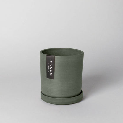 7" & 4" Signature Planters & Saucer — Earth Tones by Kanso Designs — view 17