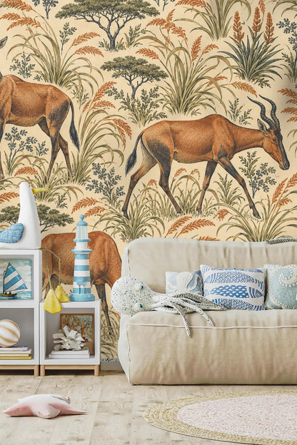 Wallpaper seam detail highlighting design repeat spacing and motif alignment