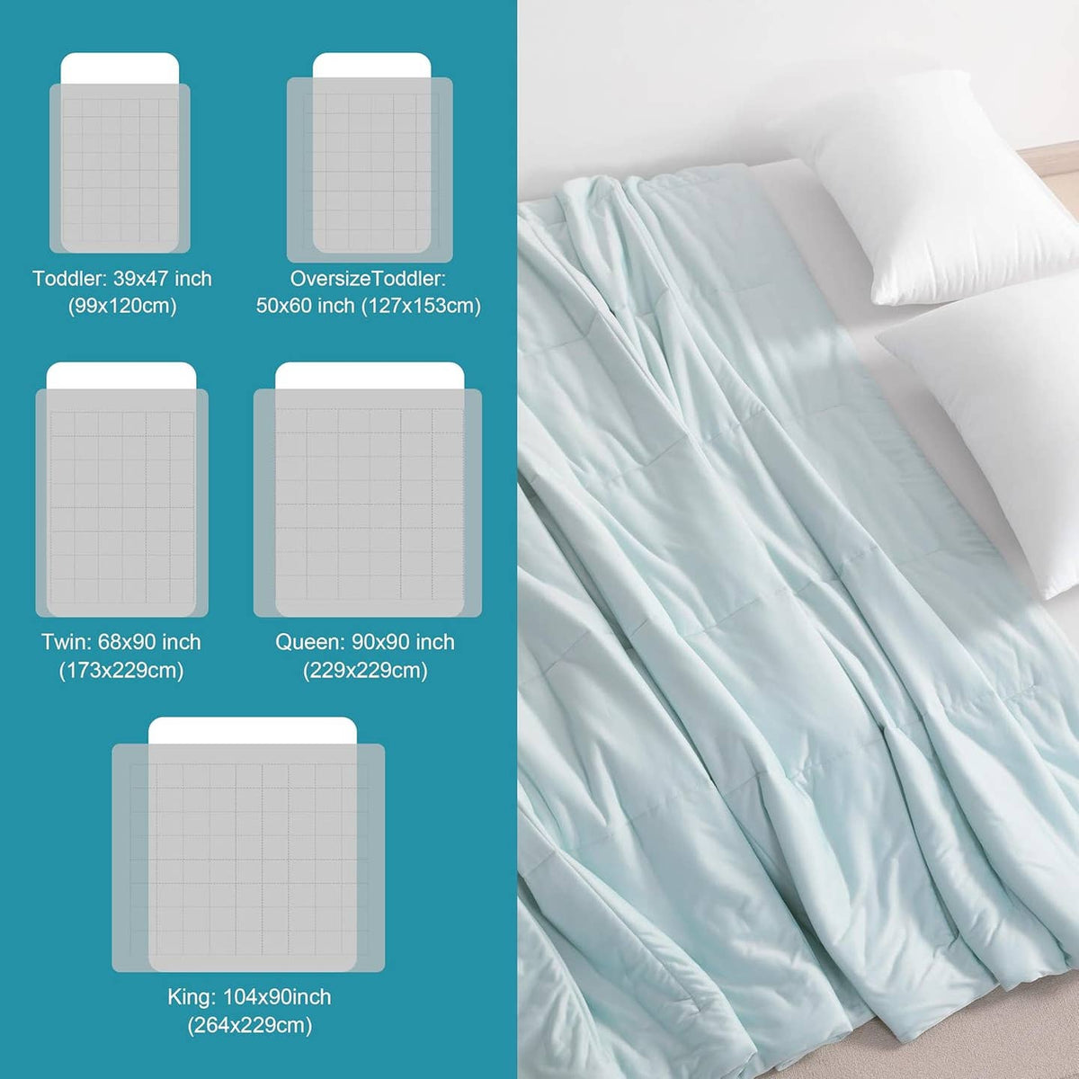 Queen Cooling Comforter – Japanese Cold Tech Fabric by Bay & Loom — view 2
