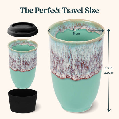 Nebula Ceramic Travel Mug – 12oz - Perfect For Gift Shop by Nova Ceramics Travel Mugs — view 4