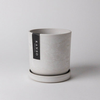 7" & 4" Signature Planters & Saucer — Earth Tones by Kanso Designs — view 14