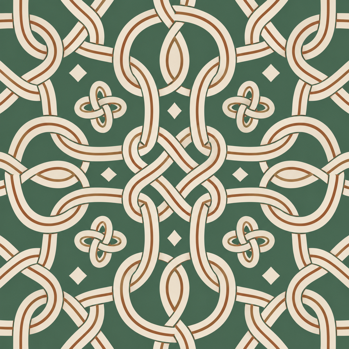 Patterned wall behind minimal wooden bench in an entryway setting
