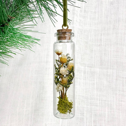 Mix Wildflower Terrarium Christmas Ornament Curiosity Jar by CA Studios — view 8