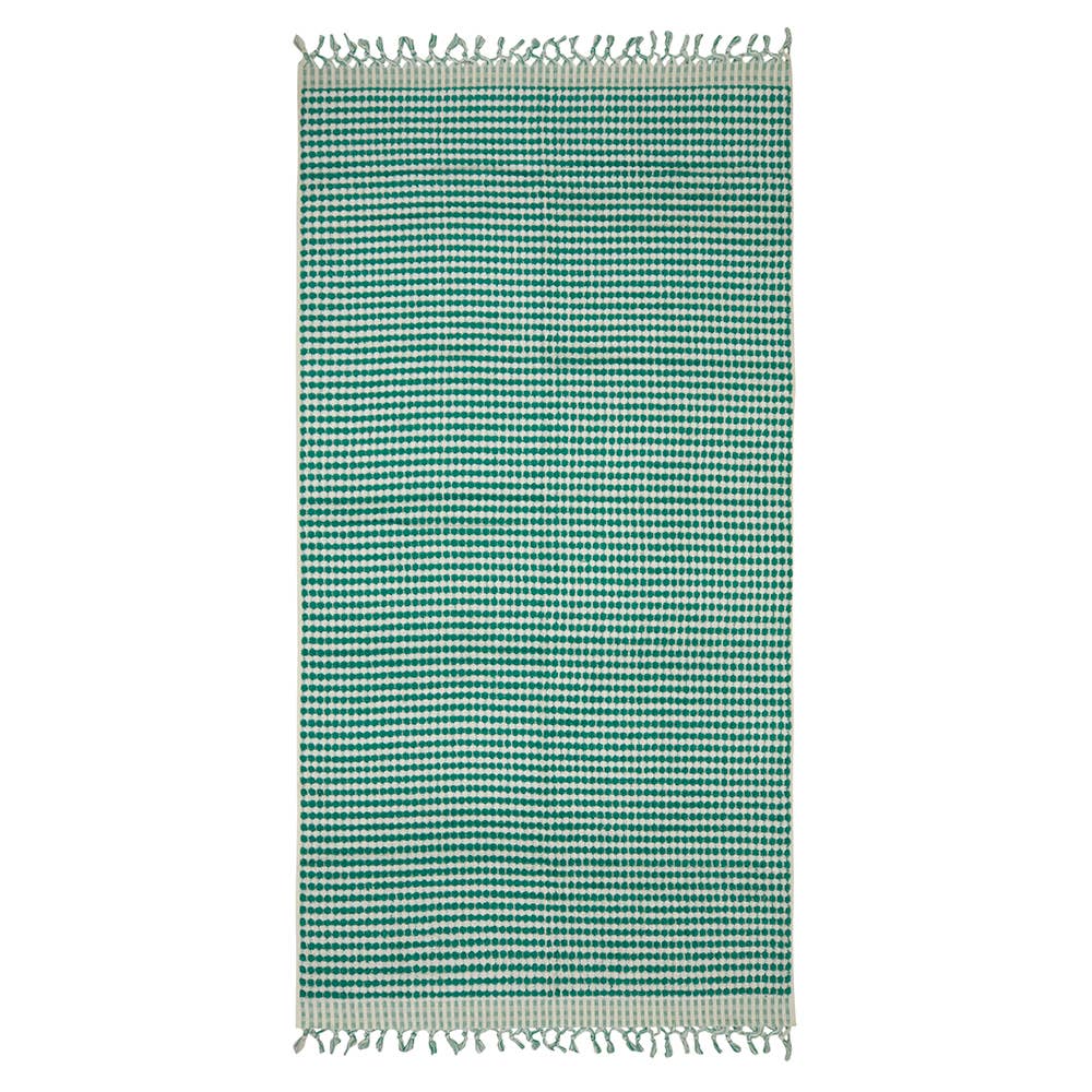 Pompom Bubble Handloom Bath Turkish Towels Farmhouse Decor by Kikoya — view 13