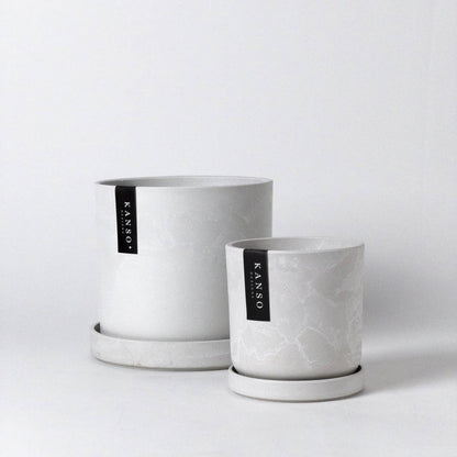7" & 4" Signature Planters & Saucer — Earth Tones by Kanso Designs — view 12
