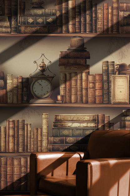 Le charme intemporel d'une bibliothèque vintage