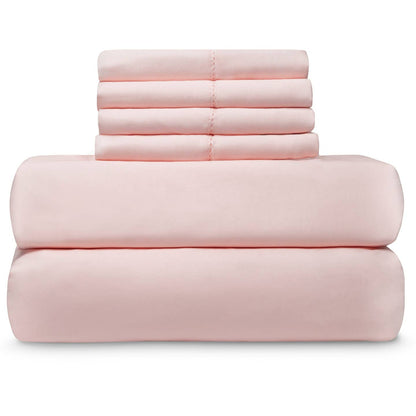 Easy Care 1,000 Thread Count Sheet Set with Extra Pillowcases by Mélange Home — view 9