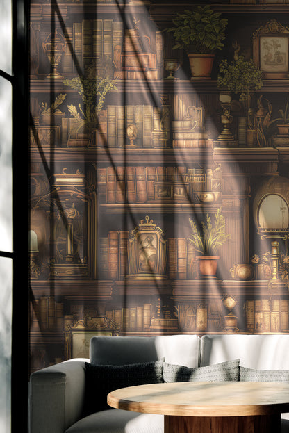 Antique Bookshelf Elegance