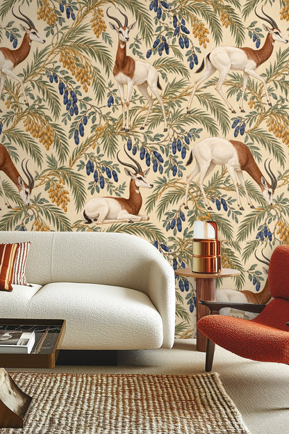 Partial wall view showing consistent pattern scale and color balance.