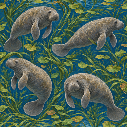 Lagoon Dweller Wallpaper wallpaper shown in an interior setting