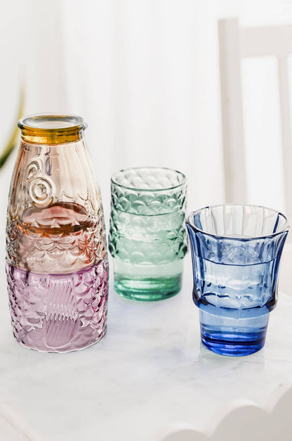 Fish Stacking Drinking Glass - Set of 4 - Rainbow by UBERSTAR — view 2