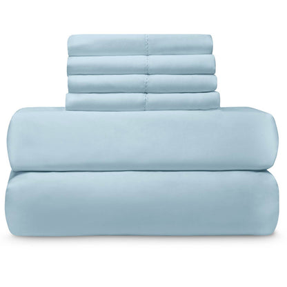 Easy Care 1,000 Thread Count Sheet Set with Extra Pillowcases by Mélange Home — view 3