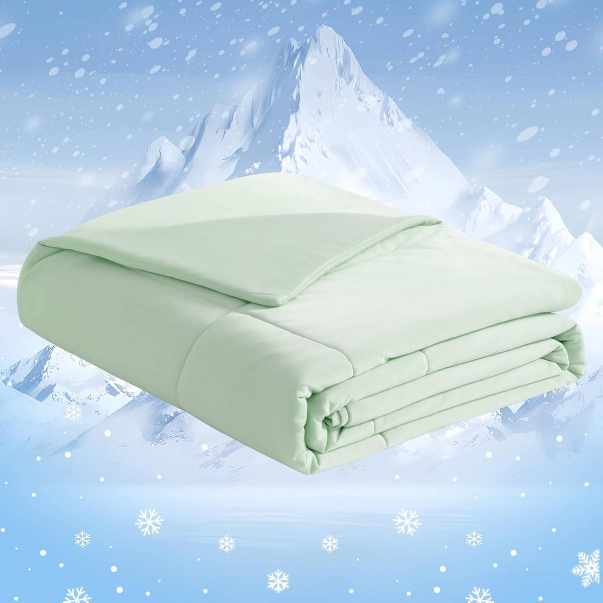 Queen Cooling Comforter – Japanese Cold Tech Fabric by Bay & Loom — view 9