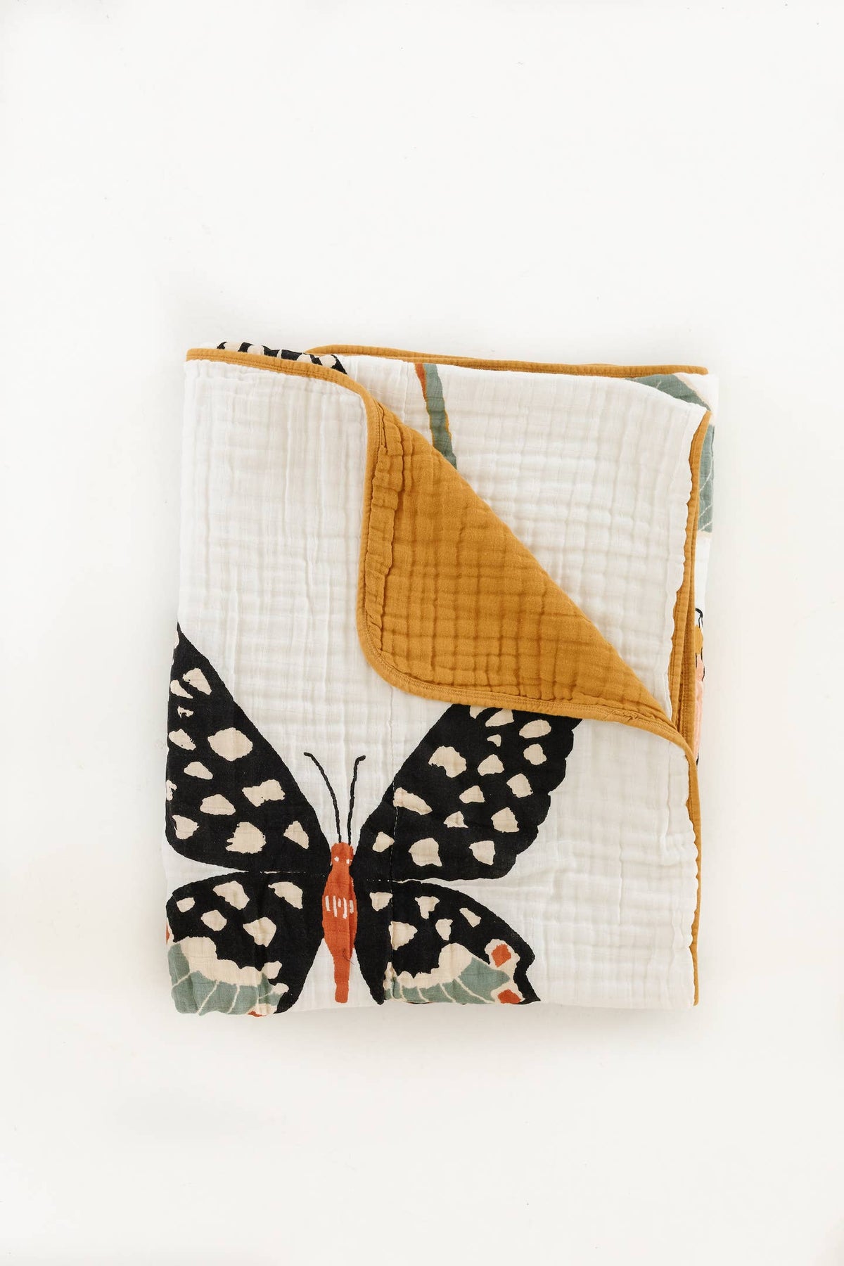 Large Butterfly Collector Throw Blanket by Clementine Kids — view 6