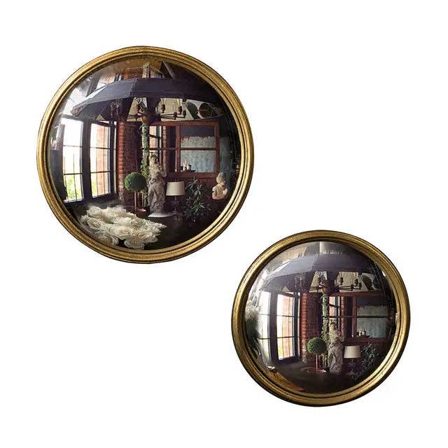 Bull Convex Mirror by Vagabond Vintage — view 2