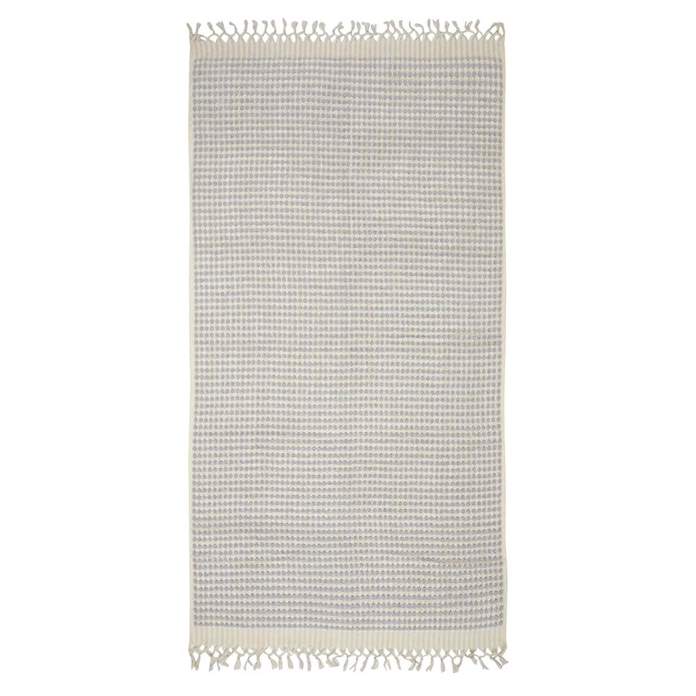 Pompom Bubble Handloom Bath Turkish Towels Farmhouse Decor by Kikoya — view 38