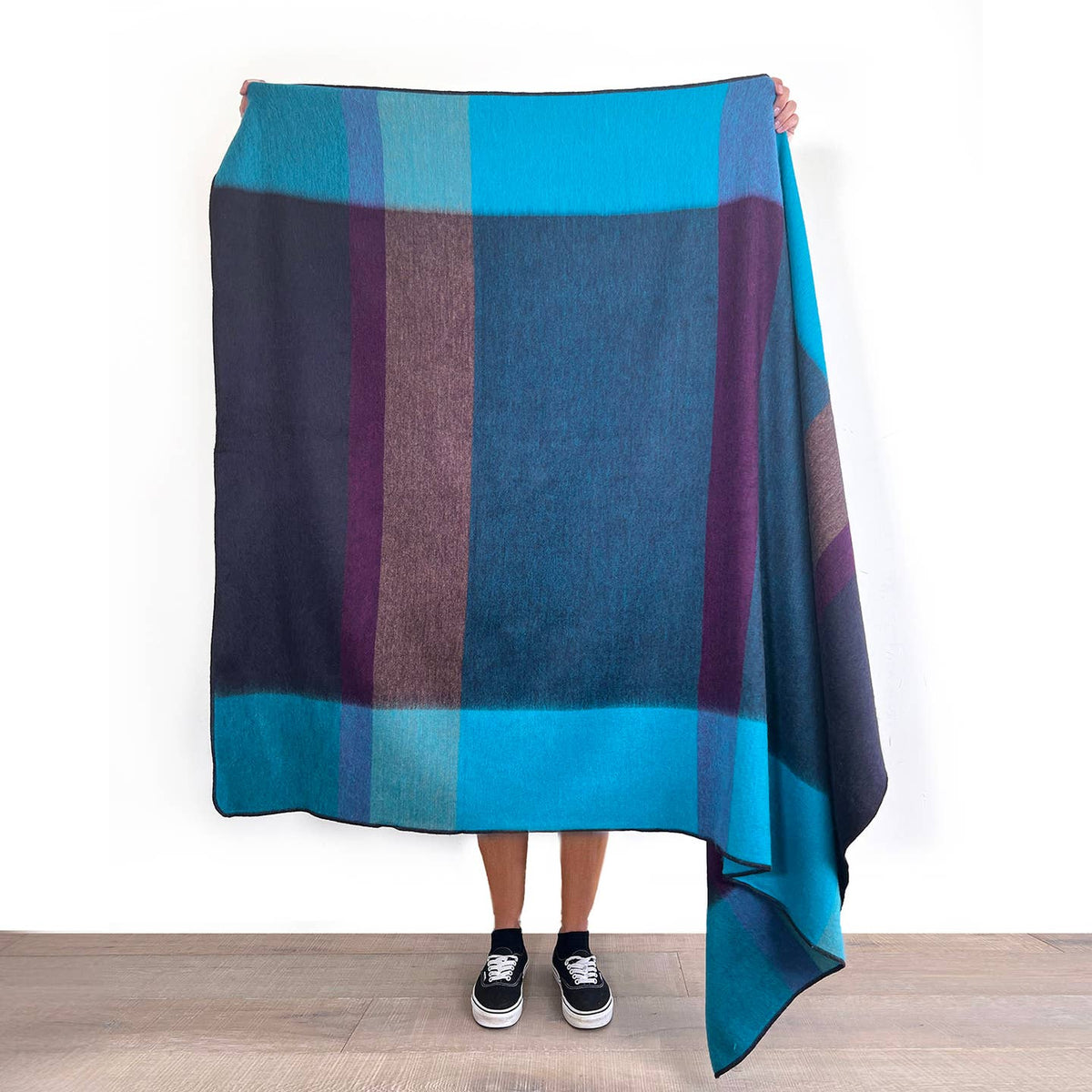 Alpaca Throw Blanket - Nightfall by Shupaca Alpaca — view 3