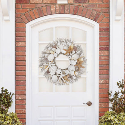Harbor Shore Seashell Wreath by Andaluca — view 5