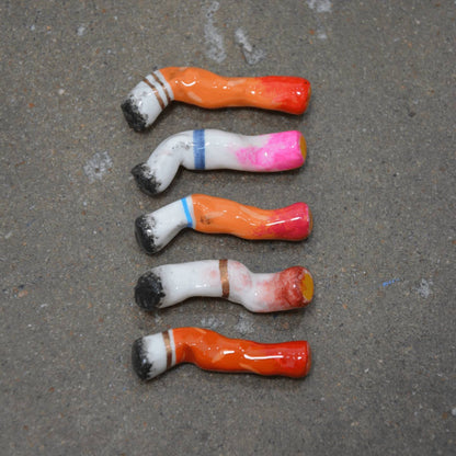 Lipstick-Stained Cigarettes - Set of Five by House of Savage