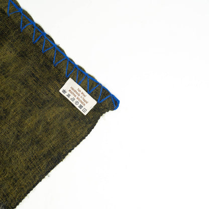 Extra Soft Yak Wool Travel Throw Blanket 46"x90" Handmade by ART HIMALAYAN TRADING LTD — view 9
