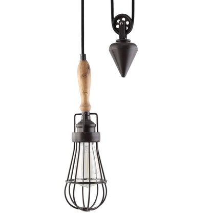 Hopes Horizon pendant, industrial black modern kitchen dining light