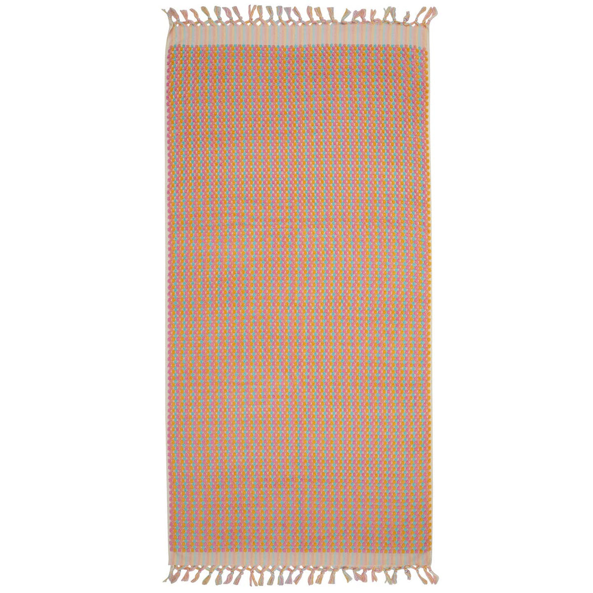 Pompom Bubble Handloom Bath Turkish Towels Farmhouse Decor by Kikoya — view 41